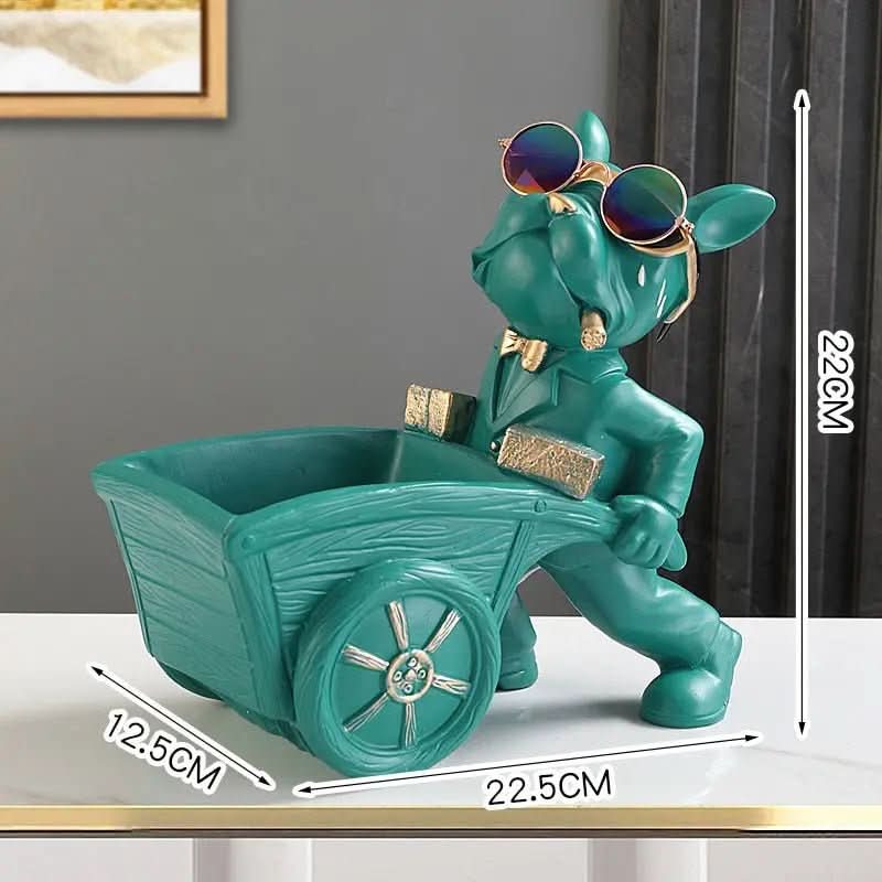 Escultura Decorativa Bulldog Francês Decorativo - Minha loja