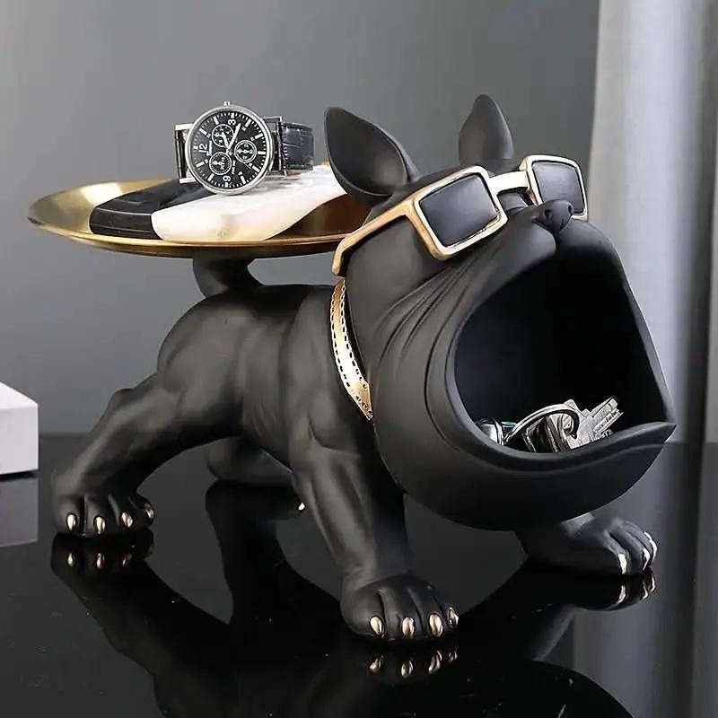 Französische Bulldogge, Dekoration mit großem Mund, limitierte Auflage – Mein Shop