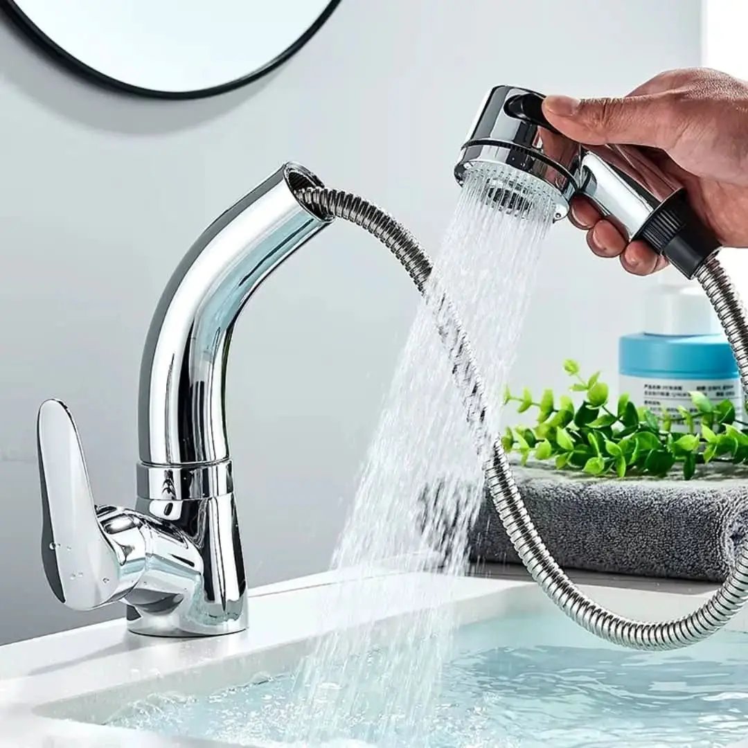 Ausziehbarer Gourmet-Badezimmerhahn von Zenith – Mein Shop