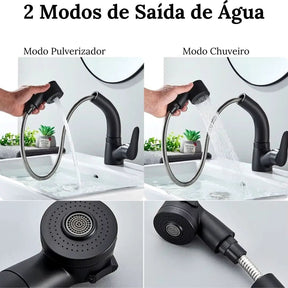 Torneira Para Banheiro Gourmet Extensível Zenith - Minha loja