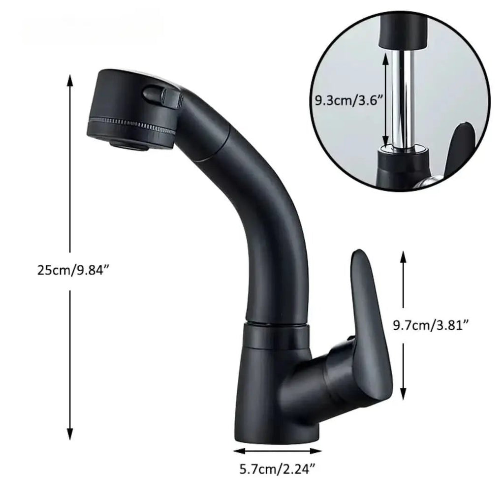 Ausziehbarer Gourmet-Badezimmerhahn von Zenith – Mein Shop