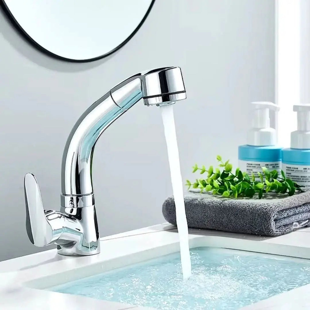 Ausziehbarer Gourmet-Badezimmerhahn von Zenith – Mein Shop