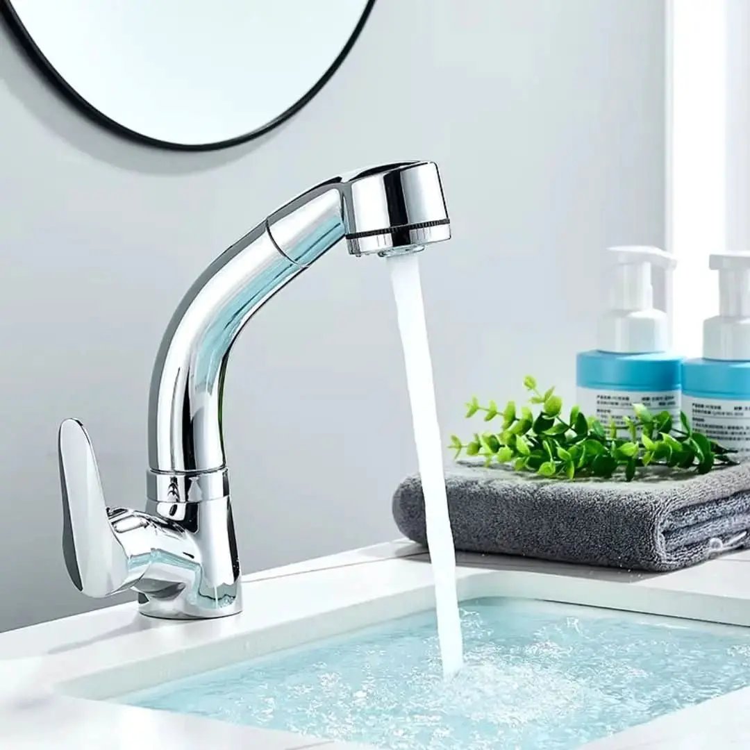 Ausziehbarer Gourmet-Badezimmerhahn von Zenith – Mein Shop