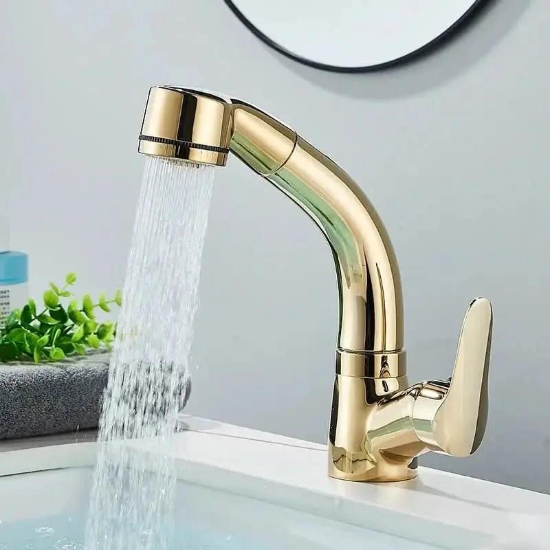 Ausziehbarer Gourmet-Badezimmerhahn von Zenith – Mein Shop