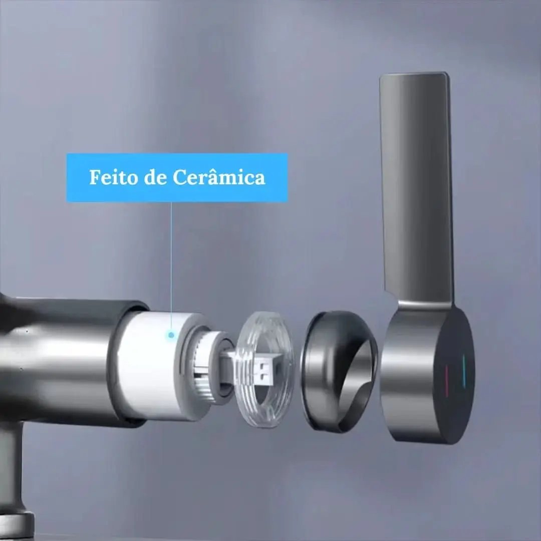 Digitaler Wasserfall-Einhand-Badezimmerhahn - Mein Shop