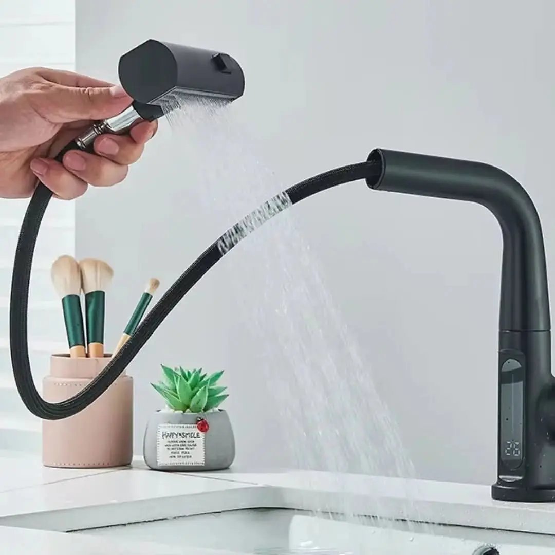 Digitaler Wasserfall-Einhand-Badezimmerhahn - Mein Shop