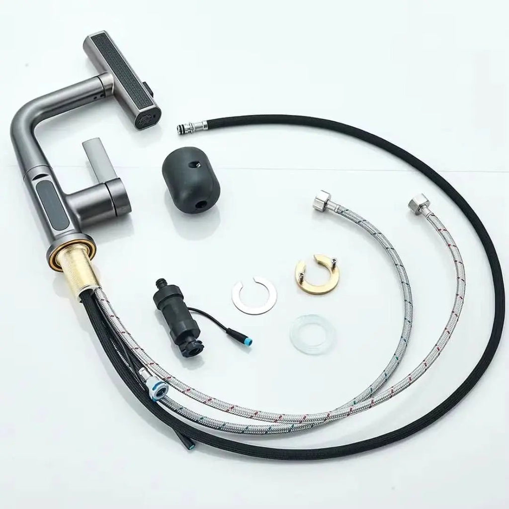 Digitaler Wasserfall-Einhand-Badezimmerhahn - Mein Shop