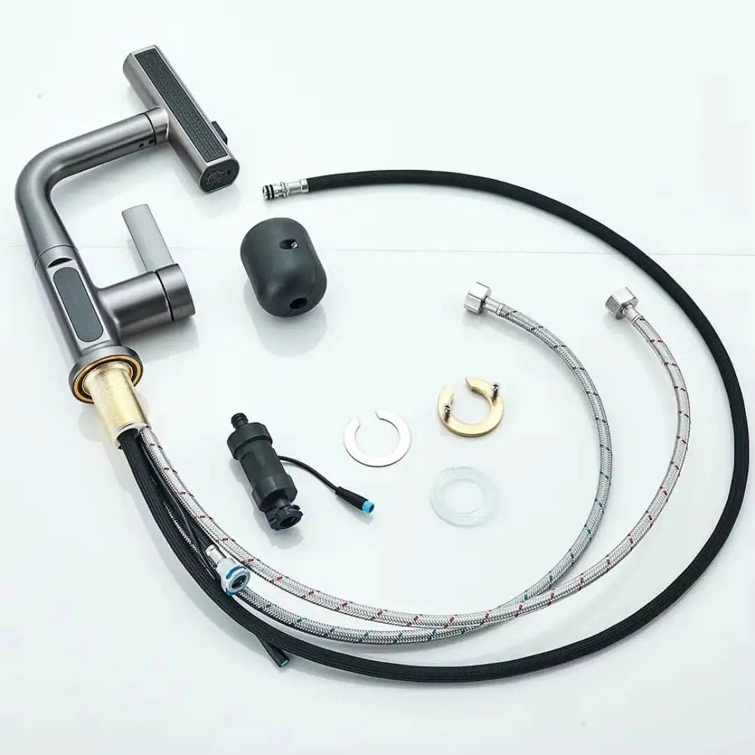 Digitaler Wasserfall-Einhand-Badezimmerhahn - Mein Shop