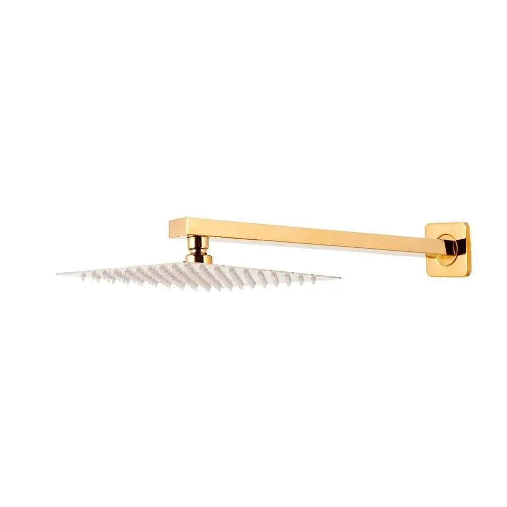 Chuveiro Para Banheiro Dourado Inox - Minha loja
