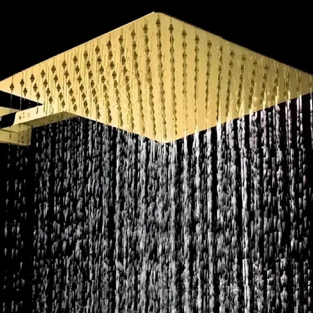 Goldene Badezimmerdusche aus Edelstahl – Mein Shop