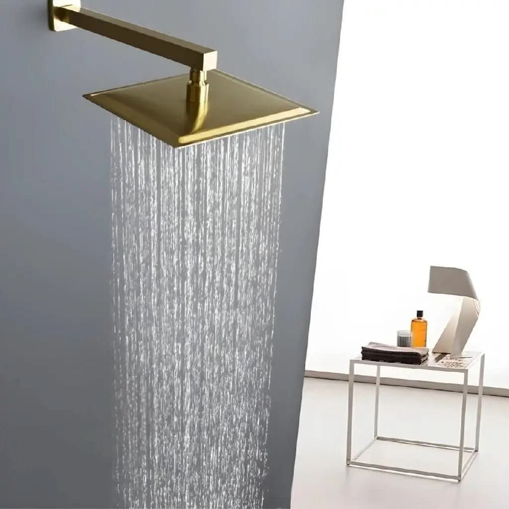 Chuveiro Para Banheiro Dourado Inox - Minha loja