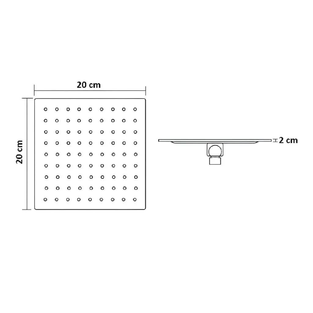 Chuveiro Para Banheiro Dourado Inox - Minha loja