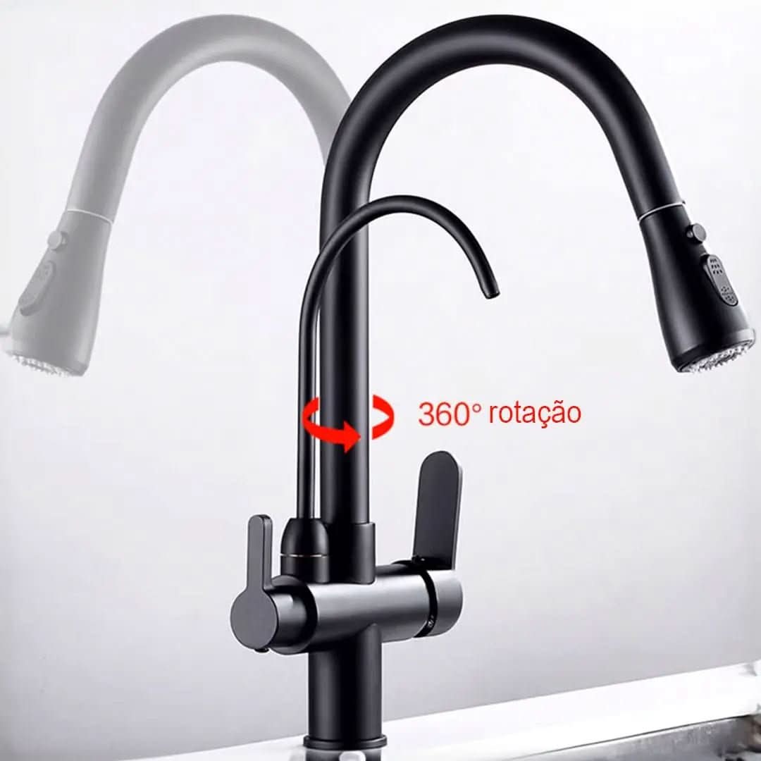 Torneira Touch Monocomando Para Cozinha Gourmet Com Filtro - Minha loja