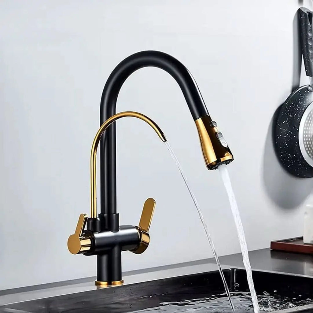 Einhebel-Touch-Wasserhahn für Gourmetküche mit Filter - Mein Shop