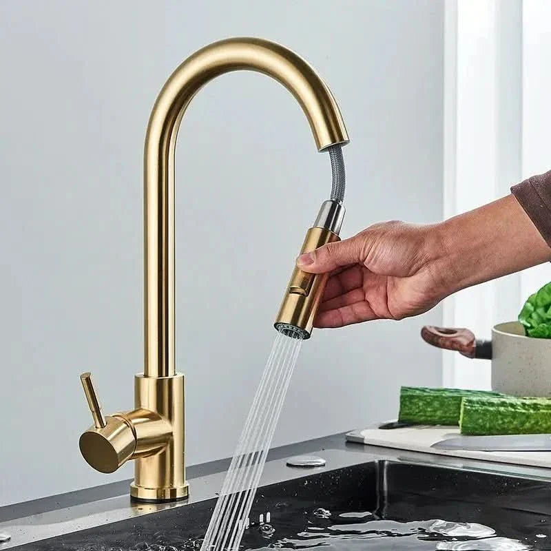 Torneira Monocomando Para Cozinha Com Rotação 360 – Praticidade e Design Moderno - Minha loja