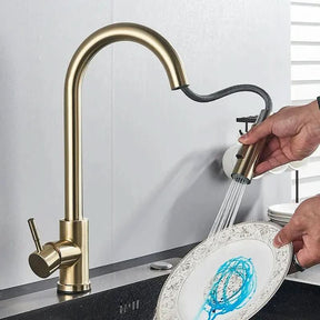 Torneira Monocomando Para Cozinha Com Rotação 360 – Praticidade e Design Moderno - Minha loja