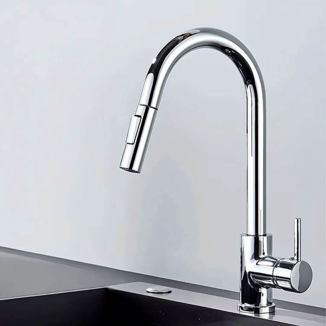 Torneira Monocomando Para Cozinha Com Rotação 360 – Praticidade e Design Moderno - Minha loja