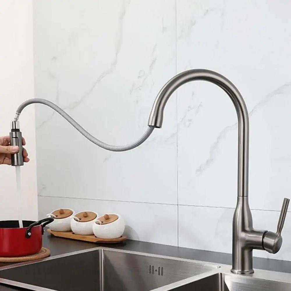 Gourmet-Einhebel-Küchenarmaturmodell mit ausziehbarer Düse - Mein Shop