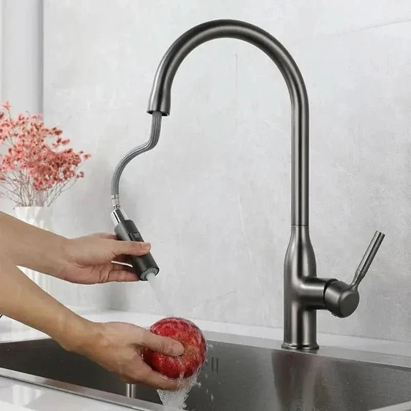 Torneira Gourmet Para Cozinha Monocomando Modelo Com Jato Extensível - Minha loja