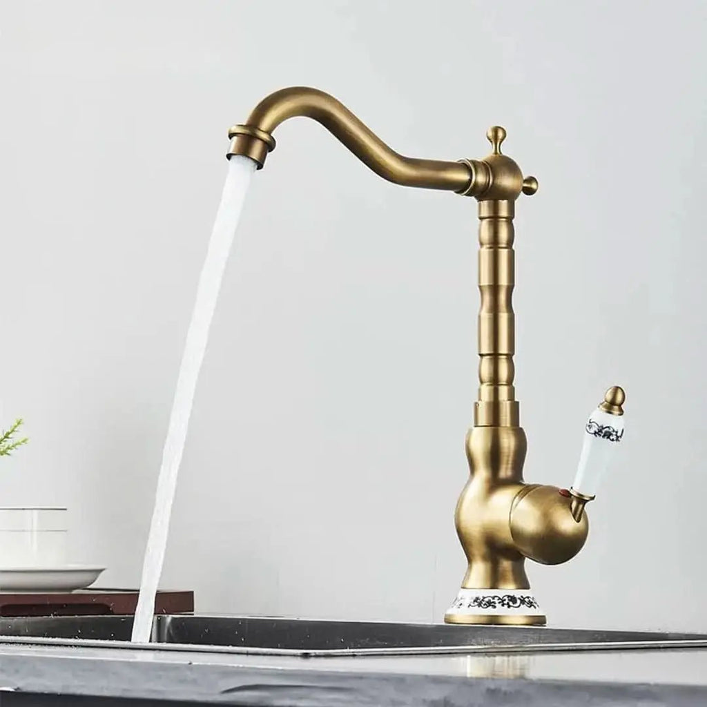 Einhand-Badezimmerarmatur, antikes Luxe-Modell – klassischer und raffinierter Stil – mein Shop