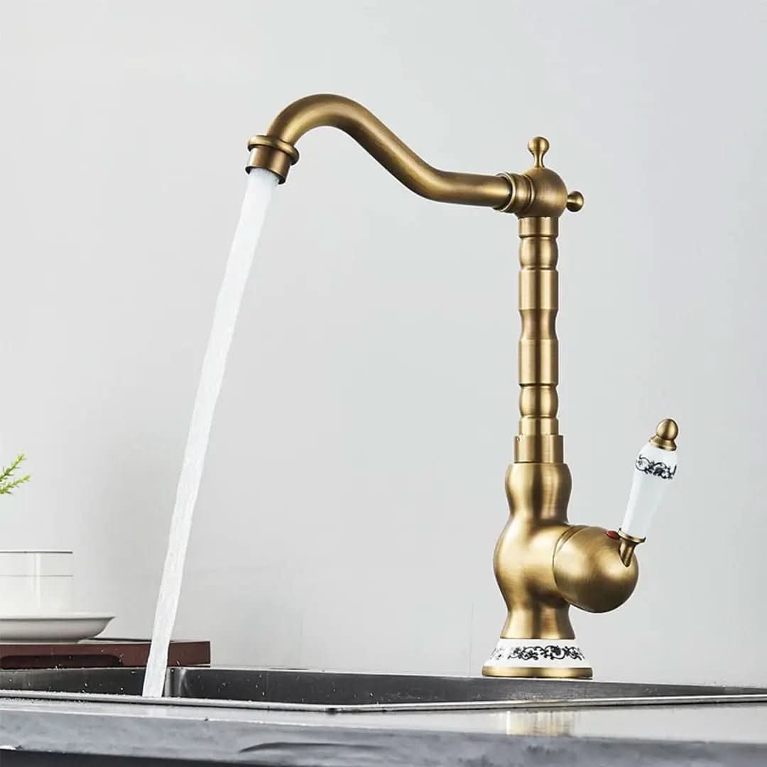 Torneira para Banheiro Monocomando Modelo Antique Luxe - Estilo Clássico e Sofisticação - Minha loja