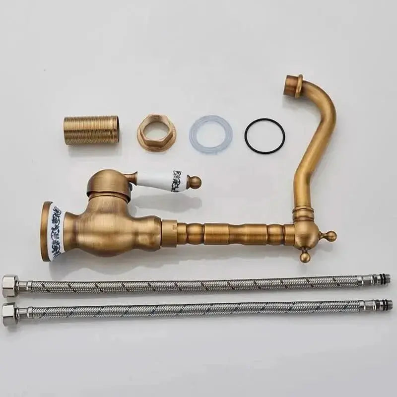 Einhand-Badezimmerarmatur, antikes Luxe-Modell – klassischer und raffinierter Stil – mein Shop