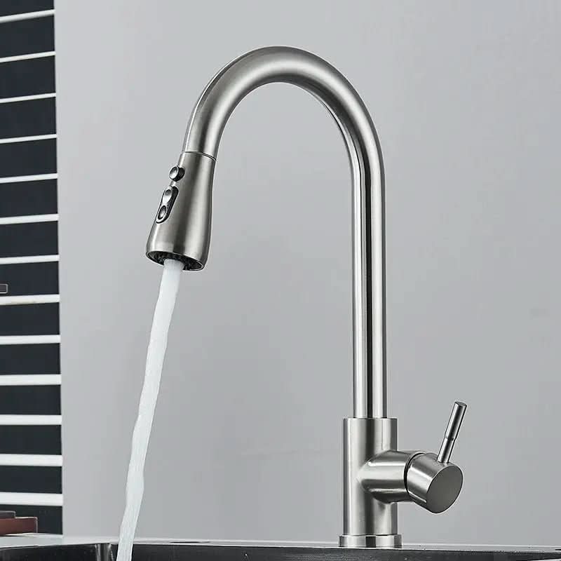 Torneira Monocomando Para Cozinha Níquel Escovado Com Extensor - Minha loja