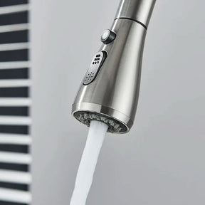 Torneira Monocomando Para Cozinha Níquel Escovado Com Extensor - Minha loja