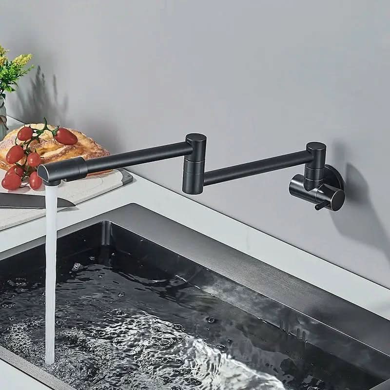 Torneira De Parede Para Cozinha Rotação 360 - Minha loja