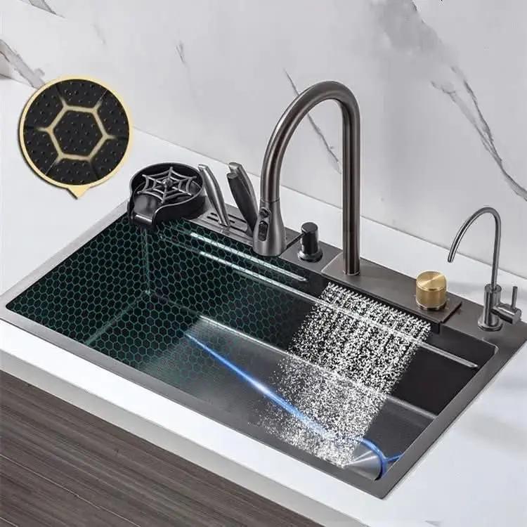 Gourmet Kitchen Cuba Kit Flexibler Wasserhahn aus Edelstahl – Mein Shop