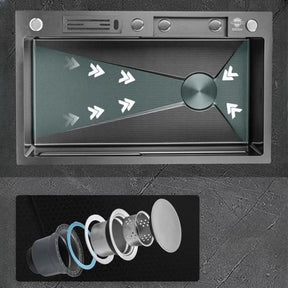 Kit Cuba Cozinha Gourmet Aço Inox Torneira Flexível - Minha loja