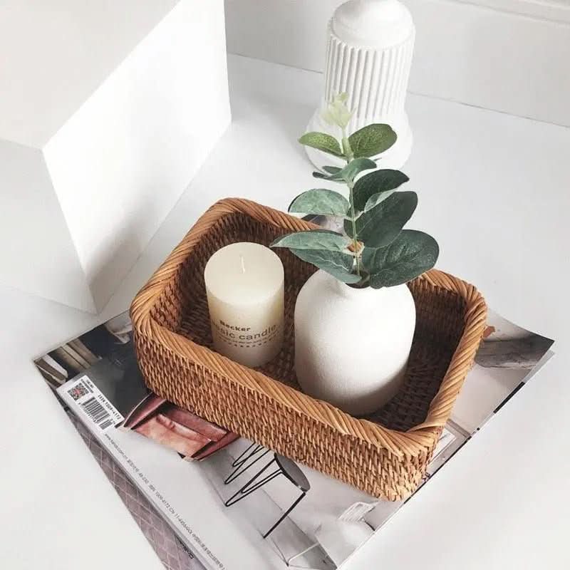 Cesto para Banheiro Multiuso de Vime - Organização e Estilo para Seu Banheiro - Minha loja