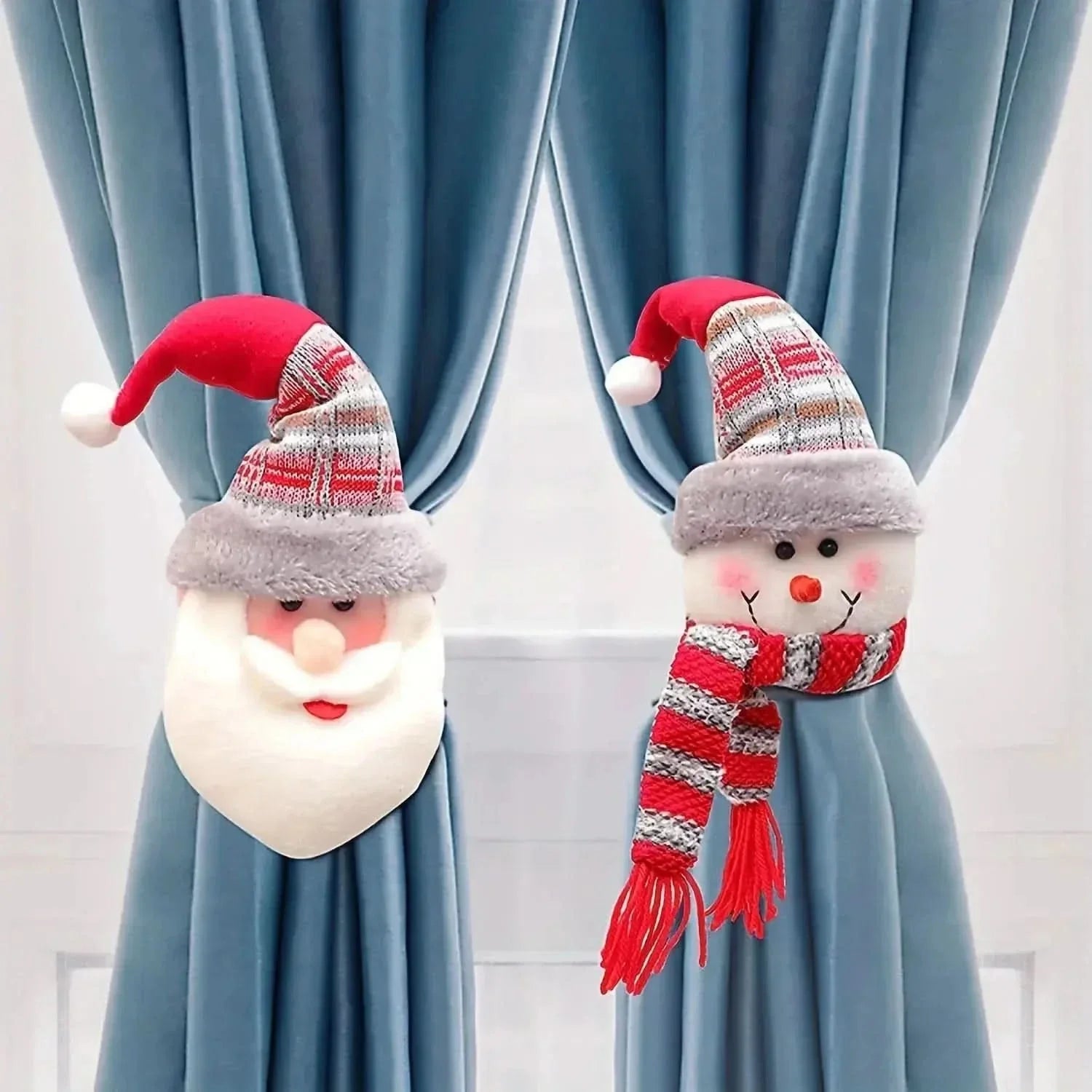 Decoração De Natal Fivela De Cortina Enfeite Natalino - Minha loja