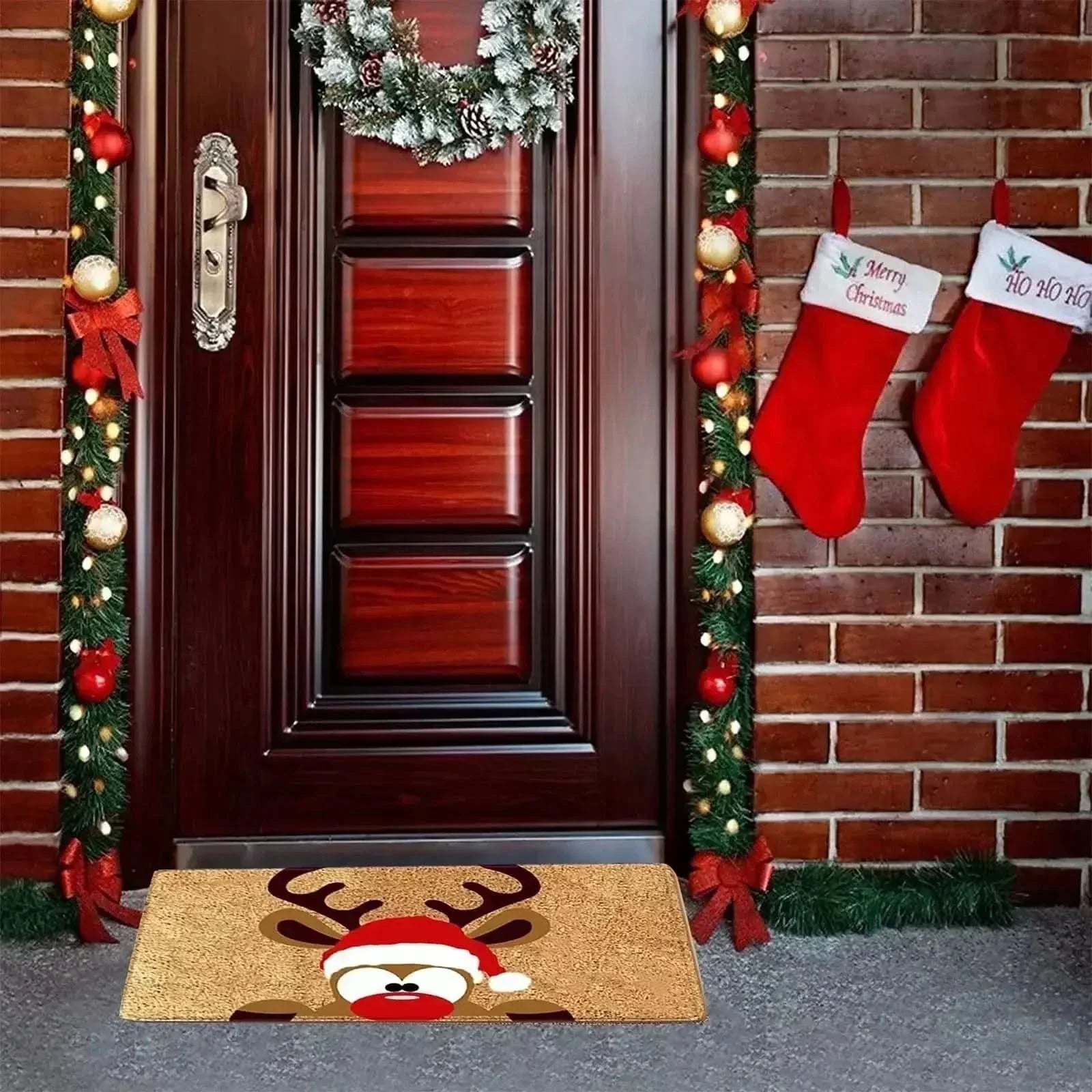 Decoração De Natal Tapetes Natalinos 40x60cm - Minha loja