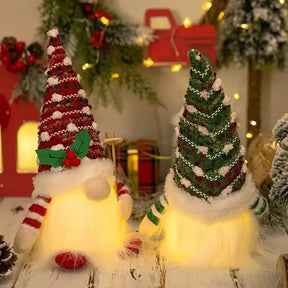 Decoração De Natal Elfos Luminosos Enfeites Natalinos - Minha loja