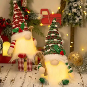 Decoração De Natal Elfos Luminosos Enfeites Natalinos - Minha loja