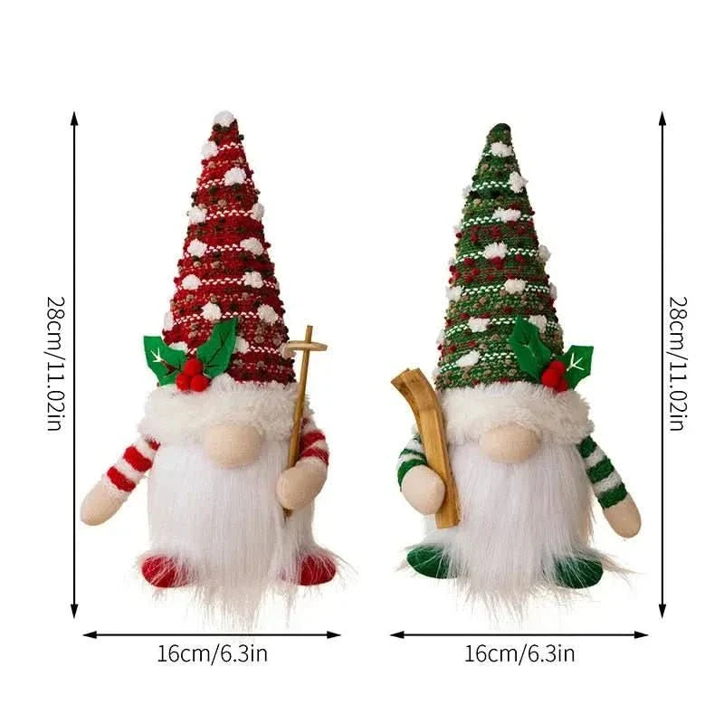 Decoração De Natal Elfos Luminosos Enfeites Natalinos - Minha loja