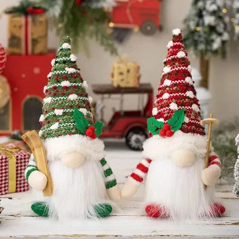 Decoração De Natal Elfos Luminosos Enfeites Natalinos - Minha loja