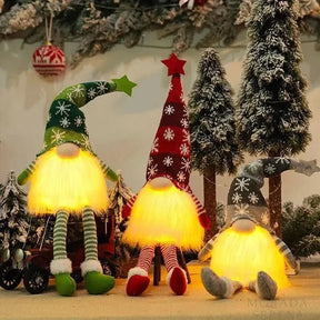 Decoração De Natal Gnomos Pernas Longas Enfeites Natalinos - Minha loja