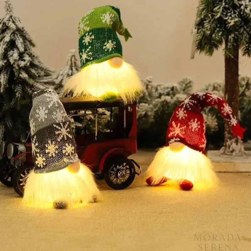Decoração De Natal Gnomos Pernas Longas Enfeites Natalinos - Minha loja