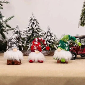 Decoração De Natal Gnomos Pernas Longas Enfeites Natalinos - Minha loja