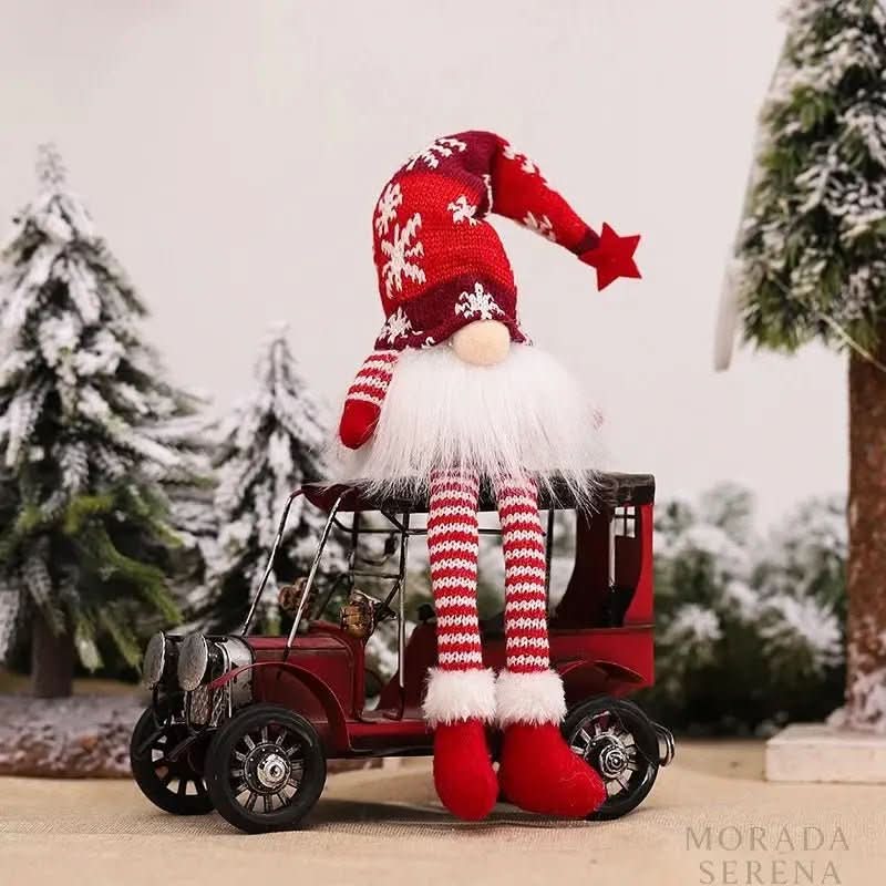 Decoração De Natal Gnomos Pernas Longas Enfeites Natalinos - Minha loja