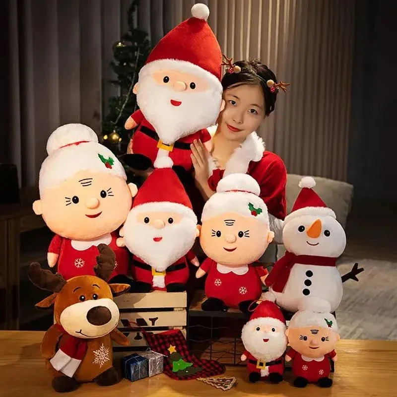 Decoração Natal Bonecos de Pelúcia Natalinos - Minha loja