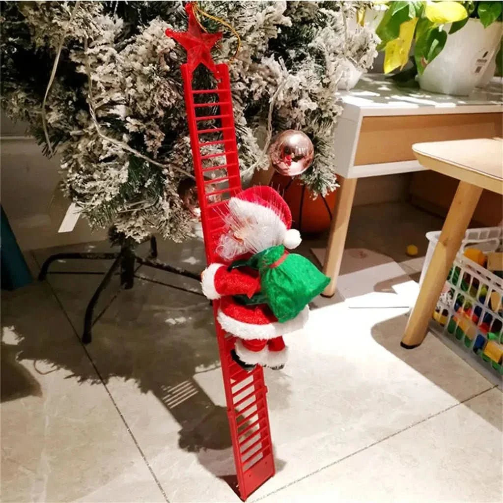 Enfeite Natalino Papai Noel Com Música - Minha loja
