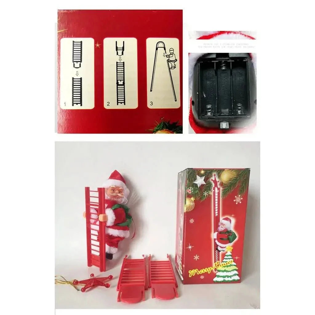 Enfeite Natalino Papai Noel Com Música - Minha loja