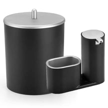 Kit Lixeira Cozinha 5L E Dispenser Porta Detergente Luxo – Estilo e Praticidade na Sua Pia - Minha loja