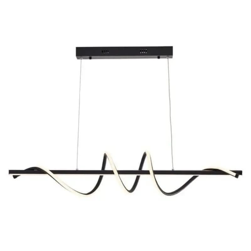 Lustre Pendente Led 45w 3 Em 1 Moderno Quarto Sala Dourado - Minha loja