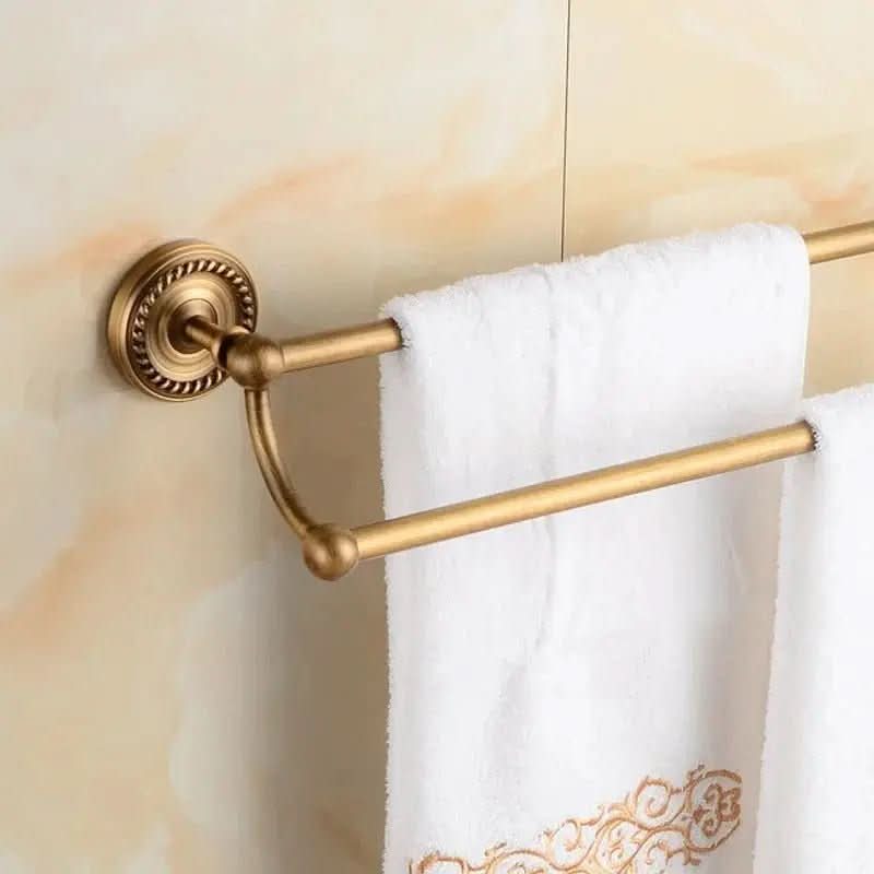 Conjunto de Acessórios de Banheiro Estilo Vintage - Elegância e Charme para Seu Banheiro - Minha loja