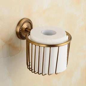 Conjunto de Acessórios de Banheiro Estilo Vintage - Elegância e Charme para Seu Banheiro - Minha loja