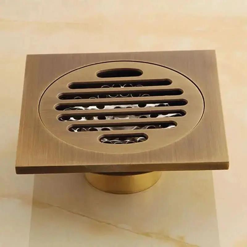 Badezimmerablauf im Vintage-Stil, 10 x 10 cm – Eleganz und Funktionalität für Ihr Badezimmer – Mein Shop